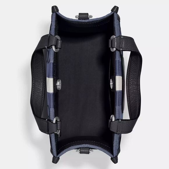 NWT Coach Dempsey Tote Bag 22 In Signature Jacquard With Stripe And Coach Patch - Picture 4 of 13